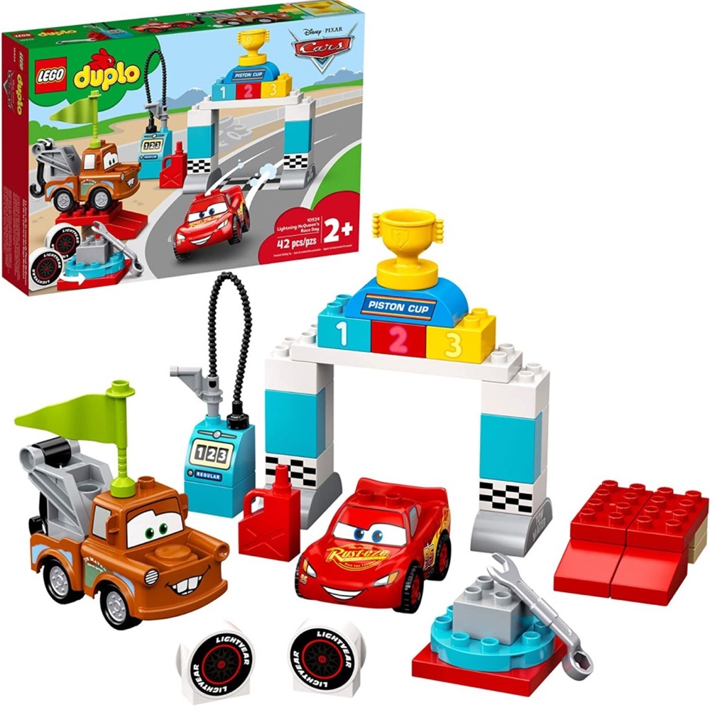 NWT Lego Duplo Lightning McQueen Race Day